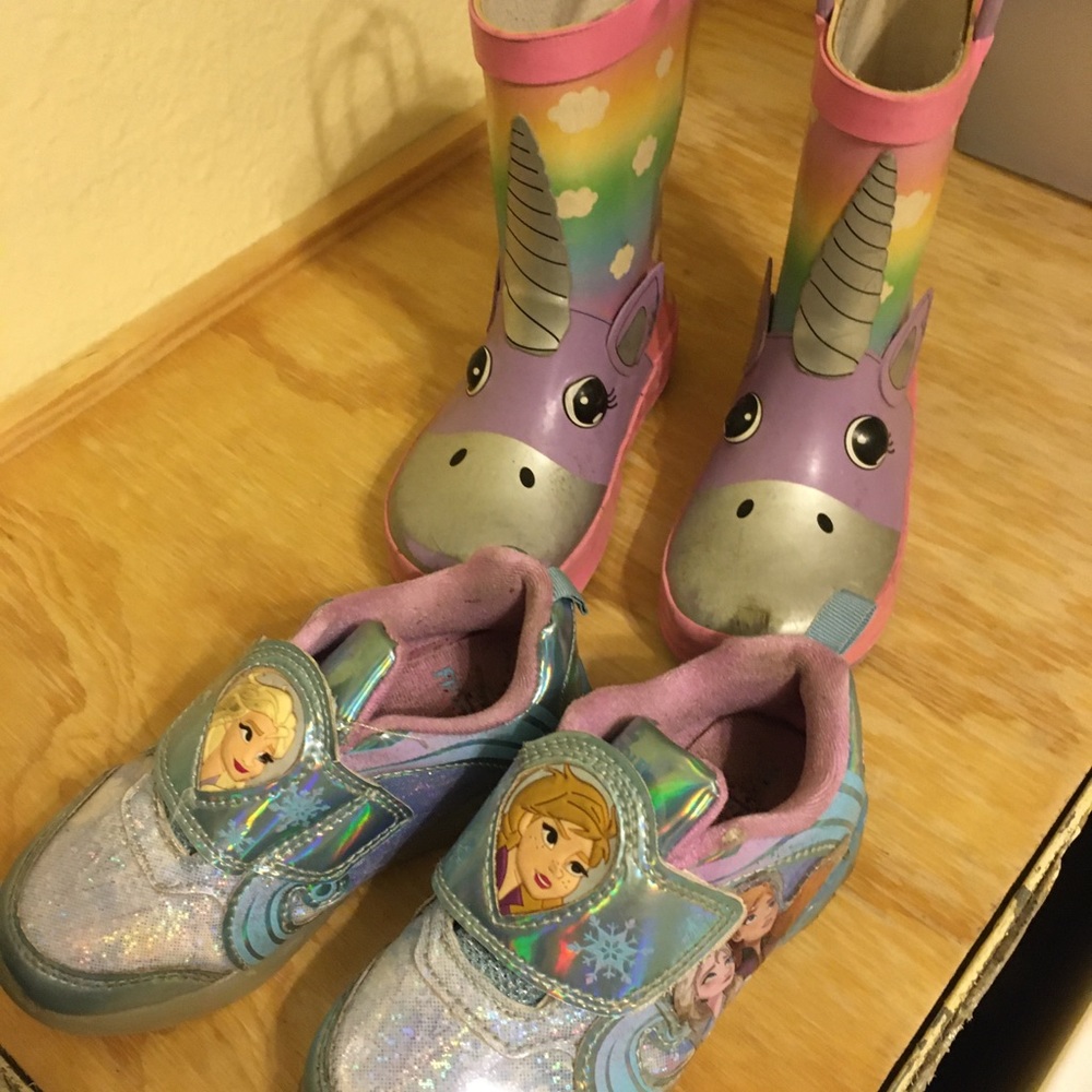 Pair of girls shoes